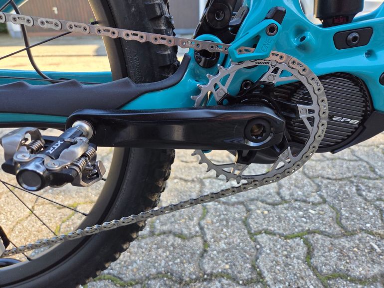 Used Yeti 160e Sram Eagle Transmission XX 2022 Mountainbike, Blue — image 3 of 10