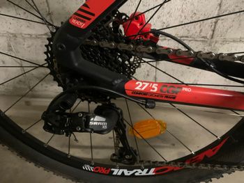 ROCKRIDER ST 560, 2019 2019 Mountainbike de segunda mano, Rojo — imagen 3 de 5
