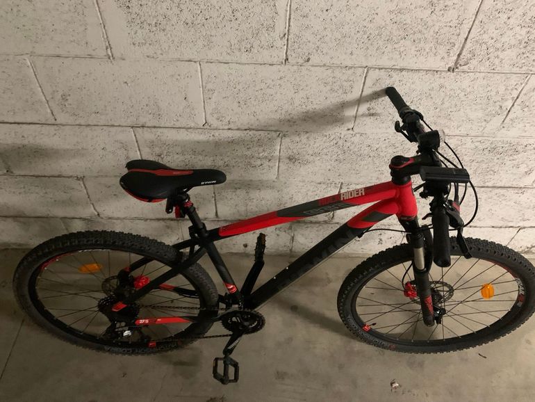 ROCKRIDER ST 560, 2019 2019 Mountainbike de segunda mano, Rojo — imagen 5 de 5