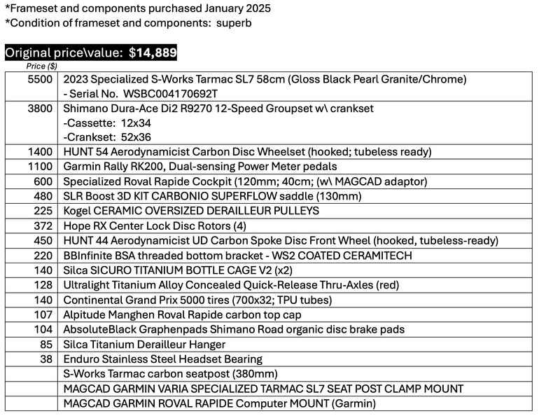 Used Specialized S-Works Tarmac SL7 - Shimano Dura-Ace Di2 2023 2023 Road & Gravel, Black — image 2 of 36