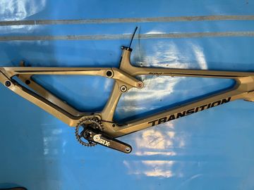 Used Transition Scout Carbon XT 2022 Frameset 2022 Mountainbike, Green, 27.5 — image 1 of 3
