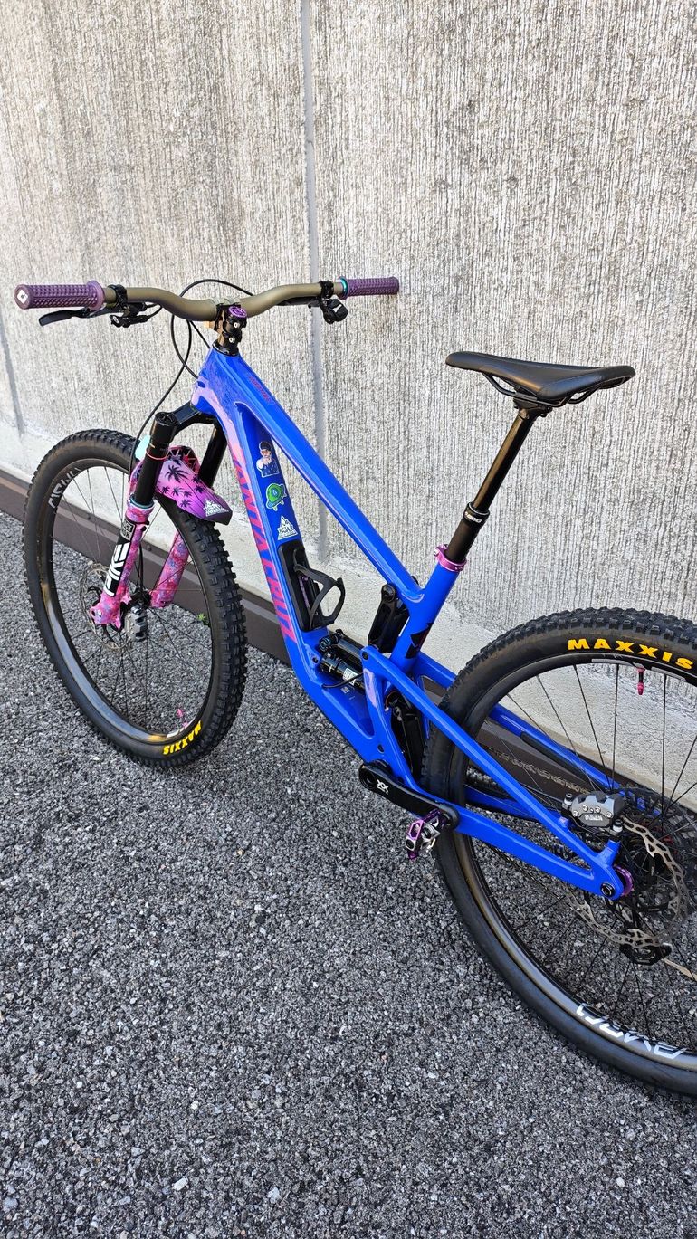 Used Santa Cruz Tallboy Sram Eagle Transmission XX 2024 Mountainbike, Blue — image 14 of 15