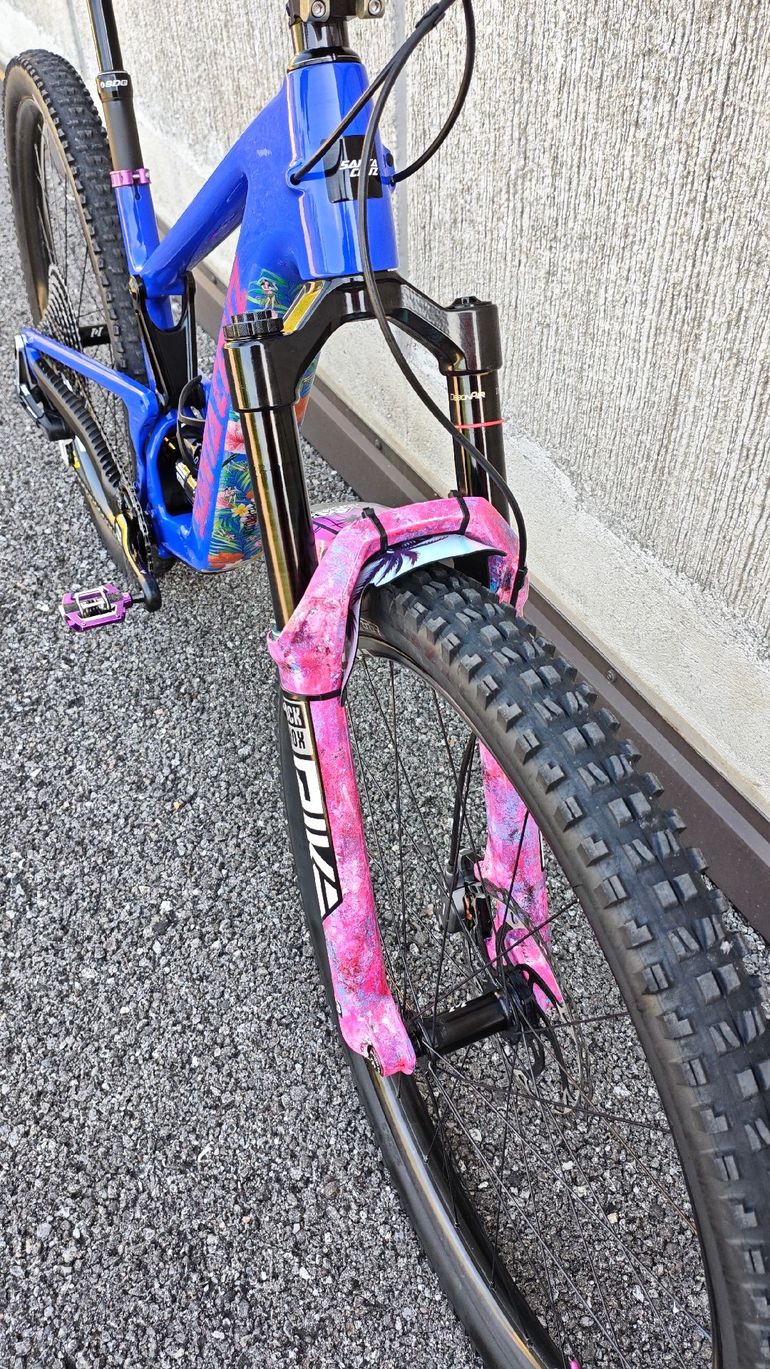 Used Santa Cruz Tallboy Sram Eagle Transmission XX 2024 Mountainbike, Blue — image 9 of 15