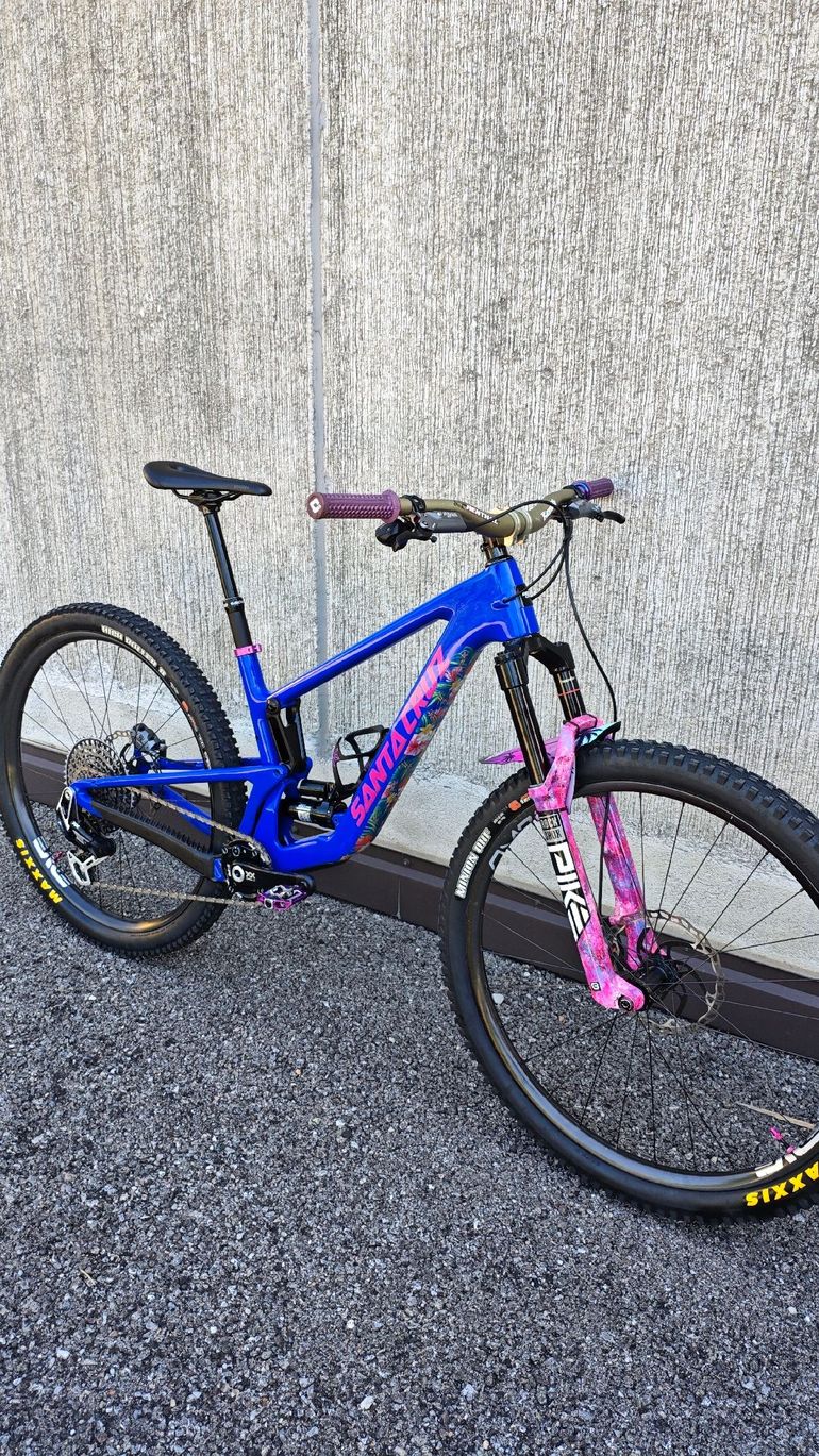 Used Santa Cruz Tallboy Sram Eagle Transmission XX 2024 Mountainbike, Blue — image 4 of 15