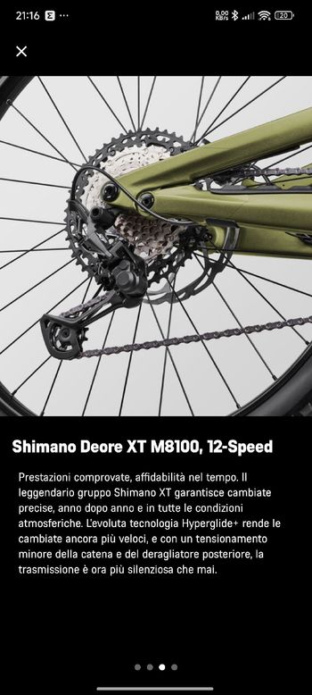 Canyon Torque On CF9 2023 Mountainbike usato, Verde — immagine 3 di 12