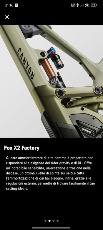 Canyon Torque On CF9 2023 Mountainbike usato, Verde — immagine 4 di 12