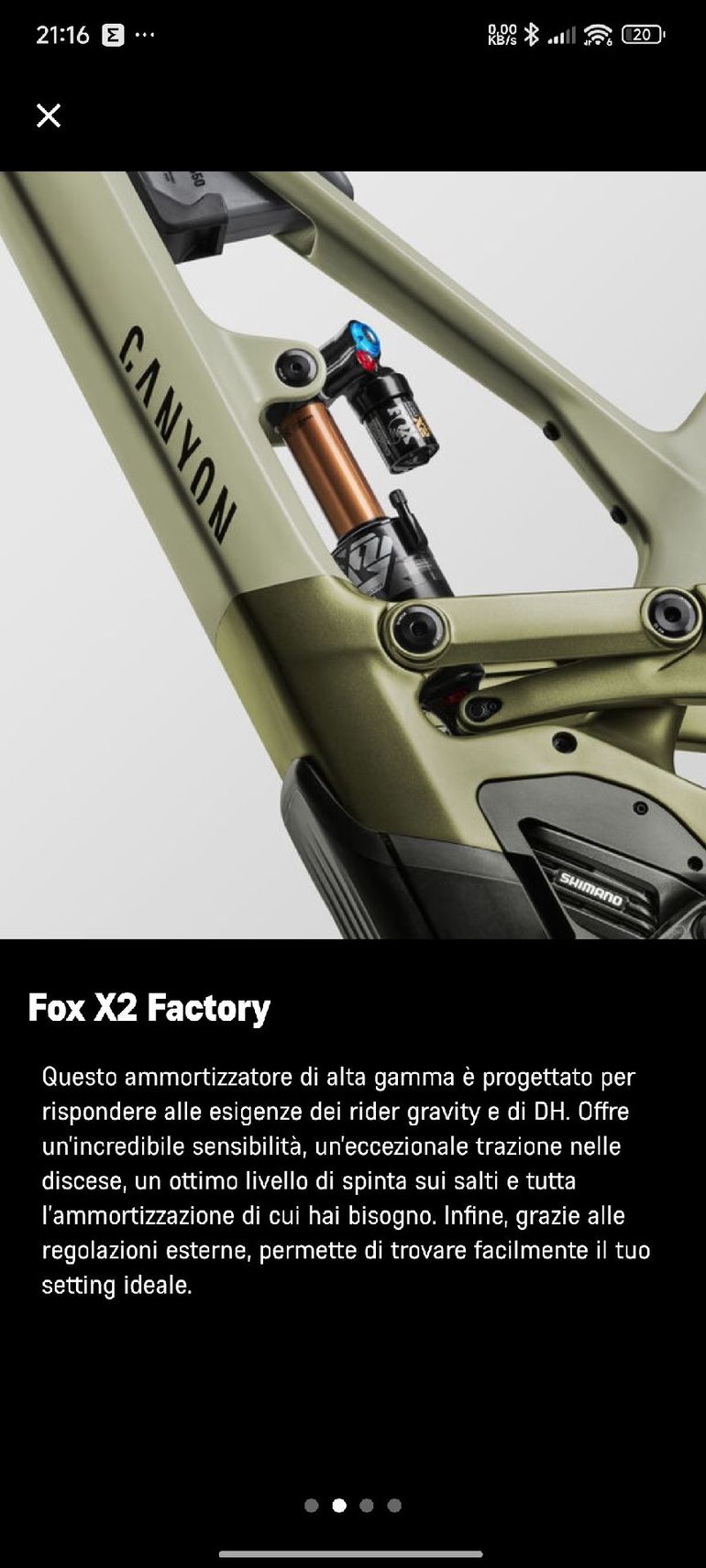 Canyon Torque On CF9 2023 Mountainbike usato, Verde — immagine 4 di 12