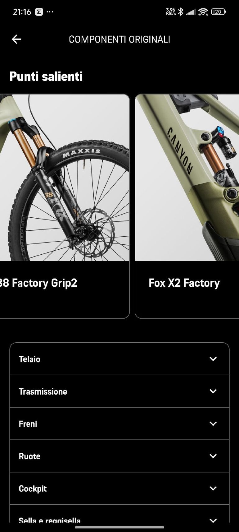 Canyon Torque On CF9 2023 Mountainbike usato, Verde — immagine 2 di 12
