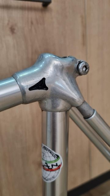 Used Alan Record Frameset 1979 Road & Gravel, Light Gray — image 9 of 10