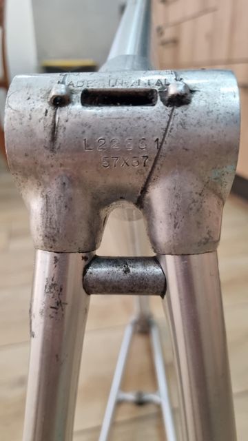 Used Alan Record Frameset 1979 Road & Gravel, Light Gray — image 5 of 10