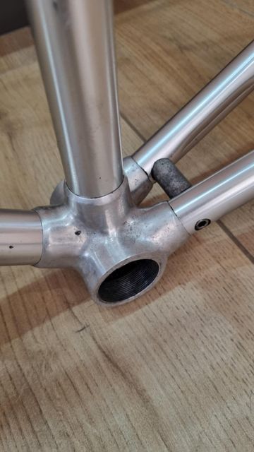 Used Alan Record Frameset 1979 Road & Gravel, Light Gray — image 4 of 10