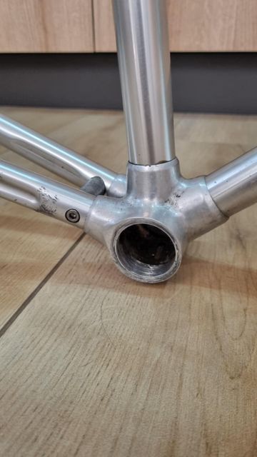 Used Alan Record Frameset 1979 Road & Gravel, Light Gray — image 6 of 10