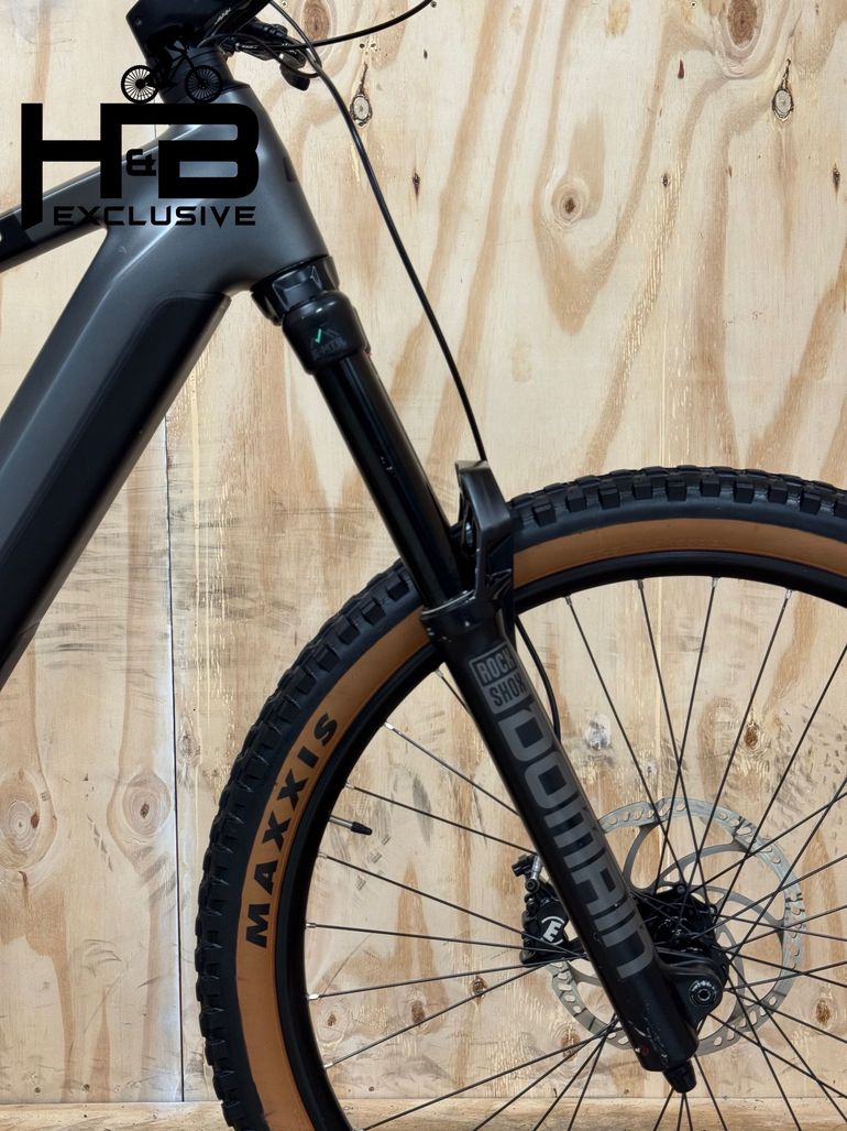 Used CUBE Stereo Hybrid 160 HPC Race 750 Carbon Shimano Deore 2024 Mountainbike, Light Gray — image 5 of 12
