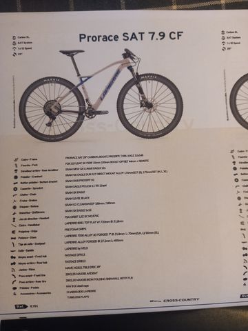 Gebrauchtes Lapierre Prorace SAT CF 7.9 2021 2021 Mountainbike, Hellgrau, 29 — Bild 2 von 8