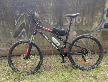 Used ROCKRIDER Full suspension Microshift Advent 2022 Mountainbike, Black — image 1 of 9