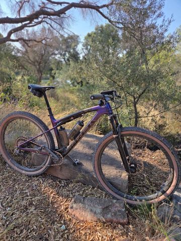 Used Trek Supercaliber SRAM GX Eagle AXS (T-Type) 2025 Mountainbike, Black, 29 — image 14 of 24