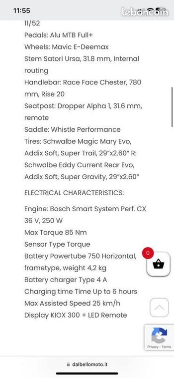 Used Whistle Whistle B-rush C10.2 SRAM GX 2023 Mountainbike — image 2 of 8
