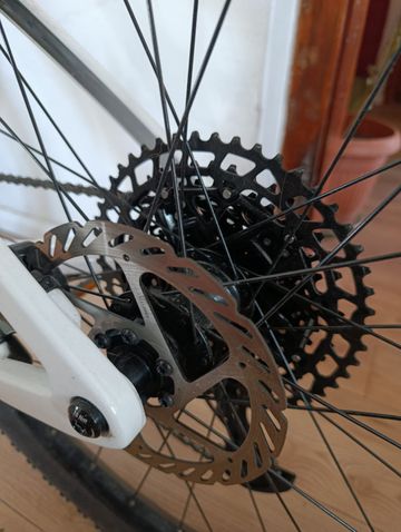ROCKRIDER Mountain Bike SRAM NX Eagle 2022 Mountainbike usato, Bianco — immagine 6 di 12