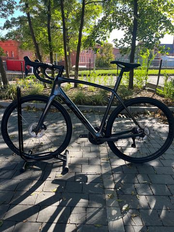 Trek Domane SL 7 2021 2021 Road & Gravel de segunda mano, Negro — imagen 2 de 7