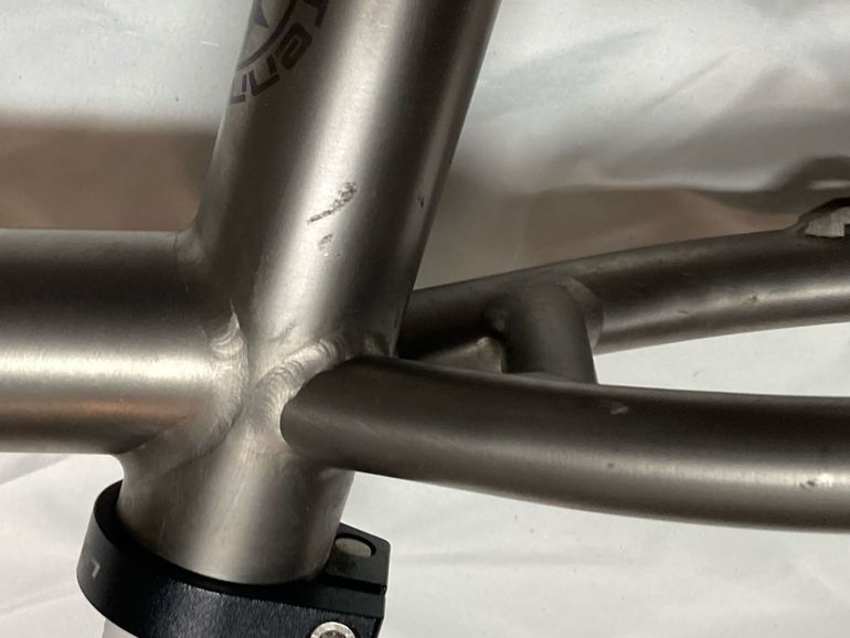 Used Lynskey Live Wire Frame Frameset 2022 Mountainbike, Light Gray — image 6 of 6