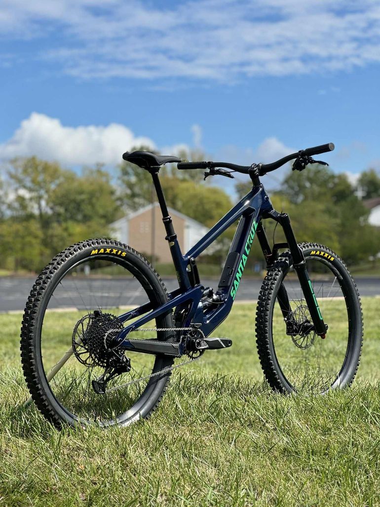 Used Santa Cruz MEGATOWER R / Carbon C 2023 2023 Mountainbike, Blu — image 3 of 23