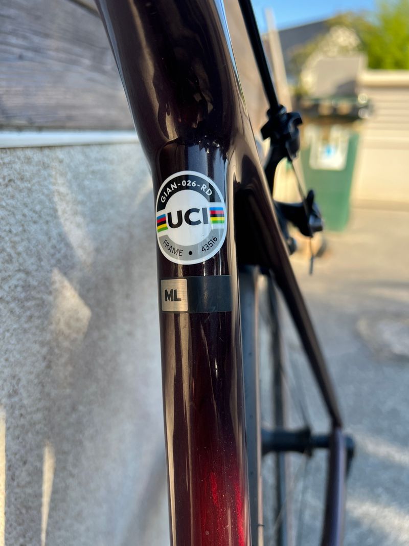 Giant Advanced SL 2022 2022 Road & Gravel usato, Rosso — immagine 7 di 7