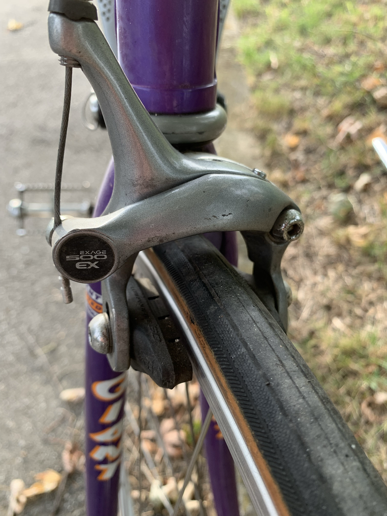Giant Peloton Lite 1990 Road & Gravel usato, Viola — immagine 9 di 20