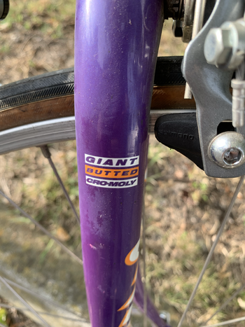 Giant Peloton Lite 1990 Road & Gravel usato, Viola — immagine 6 di 20