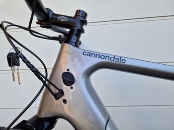 Used Cannondale Topstone Neo Carbon Lefty 3 2021 2021 Road & Gravel, Hellgrau — image 5 of 19