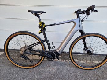 Used Cannondale Topstone Neo Carbon Lefty 3 2021 2021 Road & Gravel, Hellgrau — image 10 of 19