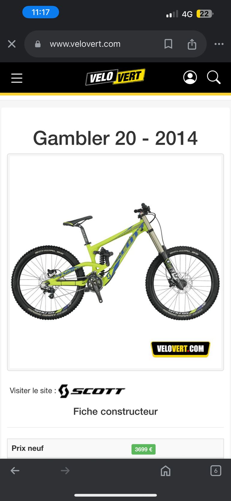 Brugt Scott Gambler 20 2014 2014 Mountainbike — billede 11 af 11