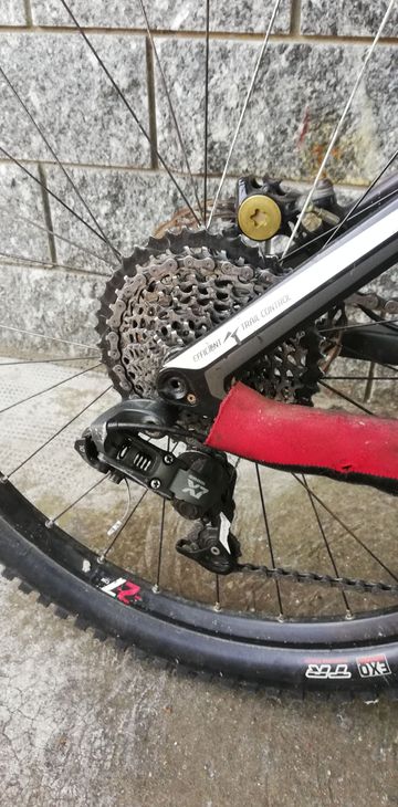 Used CUBE Stereo SRAM X7 2016 Mountainbike, Black — image 4 of 5