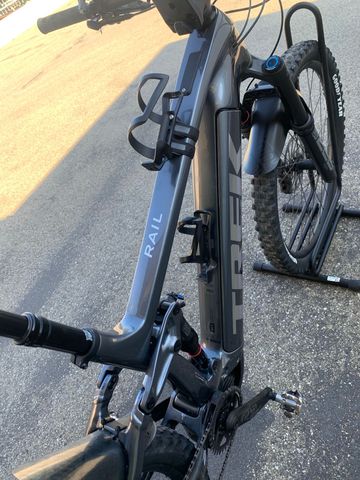 Gebrauchtes Trek Rail Shimano Deore XT 2023 Mountainbike, Schwarz — Bild 6 von 6