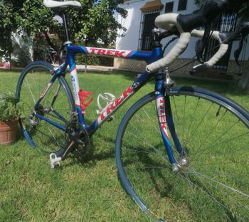Used Trek OCLV 500 1990 Road & Gravel, Blue — image 4 of 6