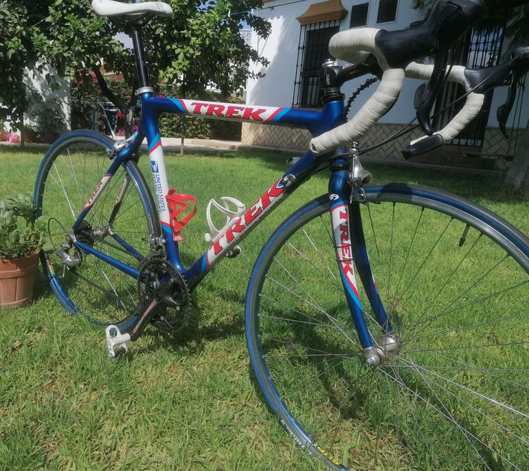 Used Trek OCLV 500 1990 Road & Gravel, Blue — image 4 of 6