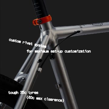 Gebrauchtes Cinelli ZYDECO SILVER BOOTLEG 2024 2024 Road & Gravel, Hellgrau — Bild 5 von 18