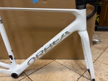 Used Orbea ORCA OMX FRAMESET 2024 Frameset 2024 Road & Gravel, White — image 4 of 9