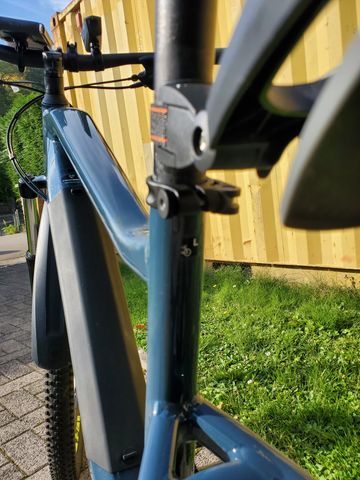 Tweedehands Haibike Hardnine 5 Blue/Canary 2022 Mountainbike — afbeelding 11 van 15