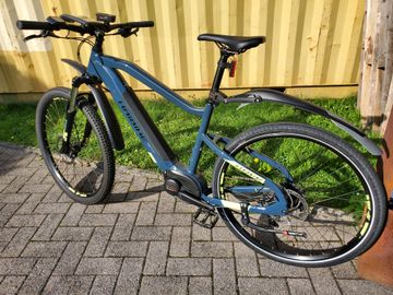 Tweedehands Haibike Hardnine 5 Blue/Canary 2022 Mountainbike — afbeelding 9 van 15