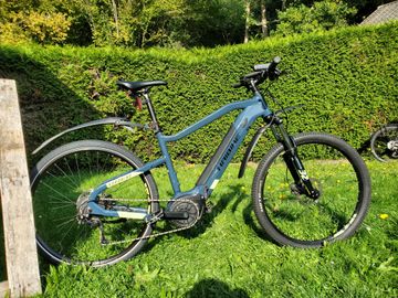 Tweedehands Haibike Hardnine 5 Blue/Canary 2022 Mountainbike — afbeelding 1 van 15