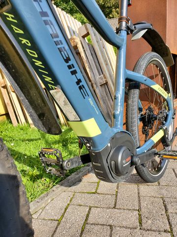 Tweedehands Haibike Hardnine 5 Blue/Canary 2022 Mountainbike — afbeelding 13 van 15