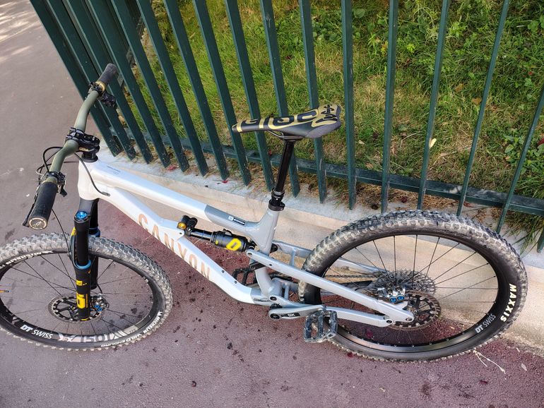 Used Canyon Spectral SRAM GX Eagle AXS (T-Type) 2024 Mountainbike, White — image 4 of 12