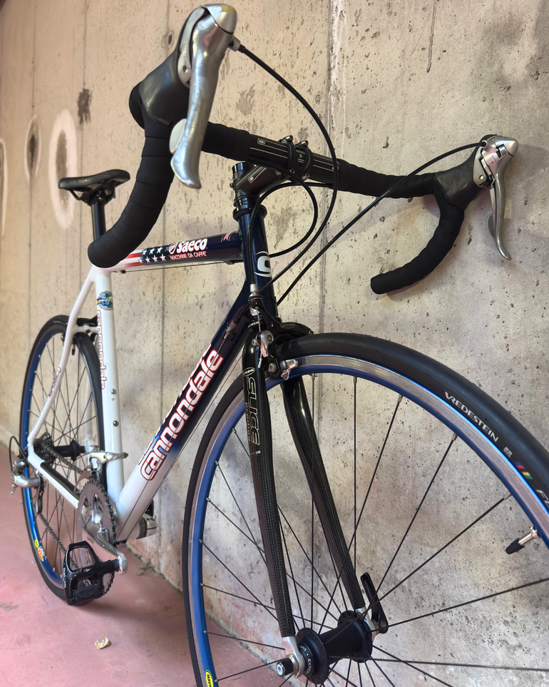 Used Cannondale CAAD 4 R1000 Saeco Team USA Stars And Stripes 2002 Road & Gravel, White — image 5 of 13