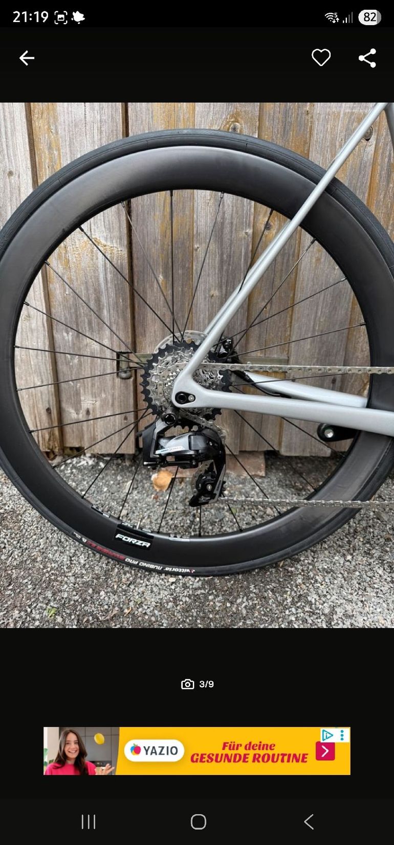 Used Ridley Ridley HELIUM SLX Disc Carbon Rennrad - Force Etap - Skiron CR38 - 2024 - D1174As II 2024 Road & Gravel, Blanco — image 4 of 7
