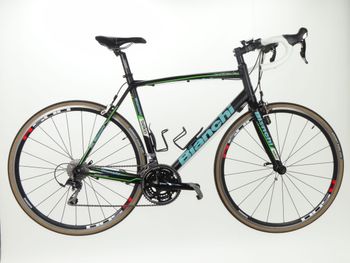 【美品】BIANCHI Infinito Campagnolo Athena 55cm Bianchi Infinito C2C Campagnolo Record 10 Speed Rim