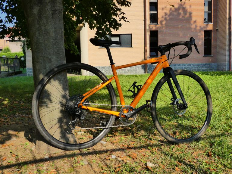 Used Cannondale Topstone 4 2021 2021 Road & Gravel, Orange — image 2 of 7