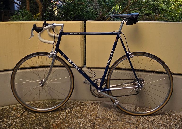 Used De Rosa Professional Slx 1990 Road & Gravel, Blue — image 2 of 28