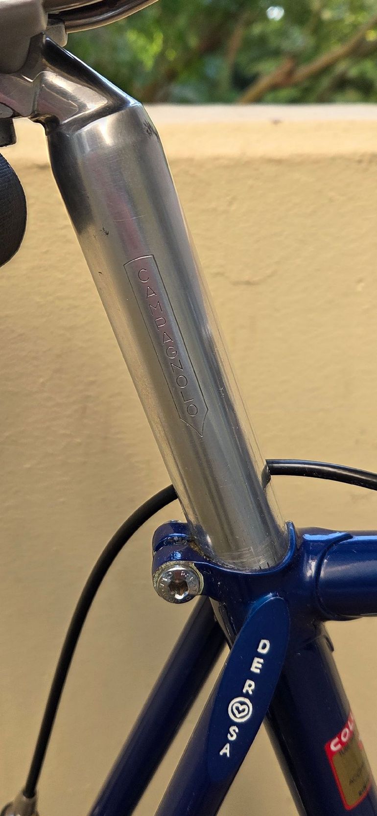 Used De Rosa Professional Slx 1990 Road & Gravel, Blue — image 6 of 28