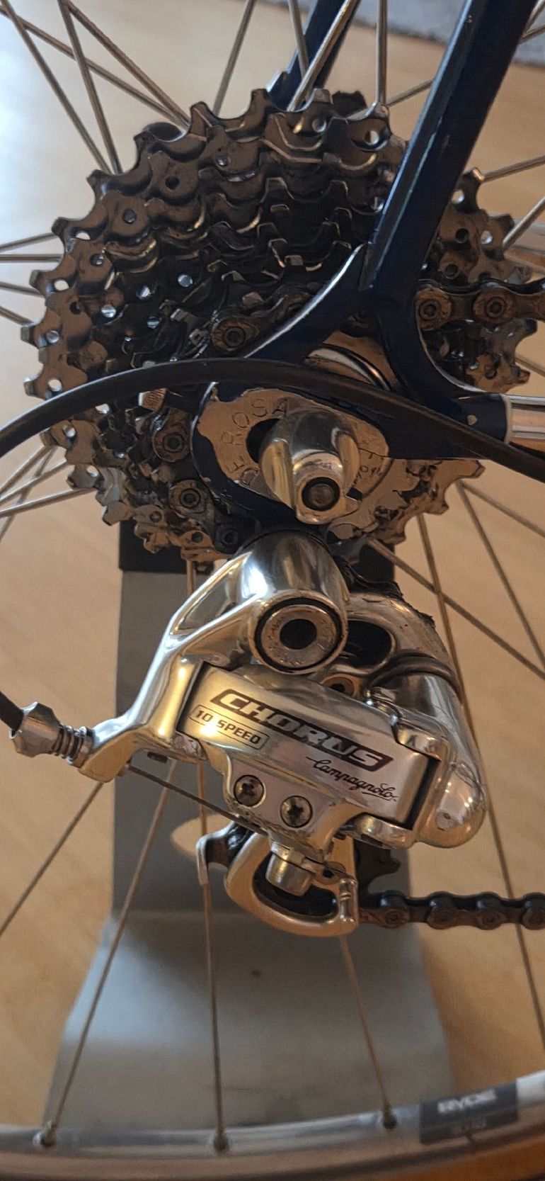 Used De Rosa Professional Slx 1990 Road & Gravel, Blue — image 13 of 28