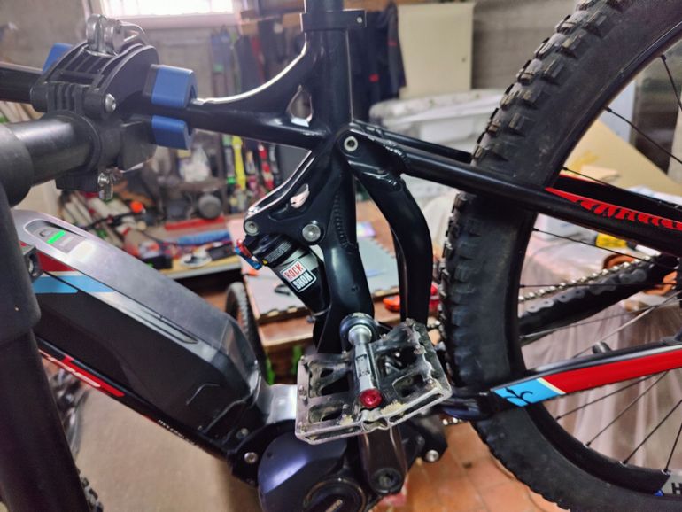 Used Wilier E803trb Shimano Deore XT Di2 2020 Mountainbike, Red — image 4 of 13
